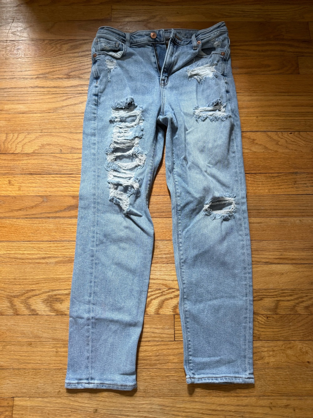 American Eagle Outfitters Light Blue Stretch Denim Jeans